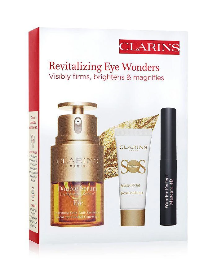 商品Clarins|Double Serum Eye Firming & Hydrating Anti-Aging Skincare Set ($107 Value),价格¥637,第2张图片详细描述