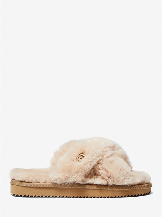 Lala Faux Fur Slide Sandal商品第2张图片规格展示