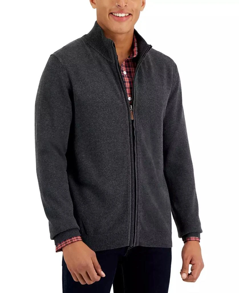 商品Club Room|Men's Full-Zip Sweater, Created for Macy's,价格¥152,第1张图片