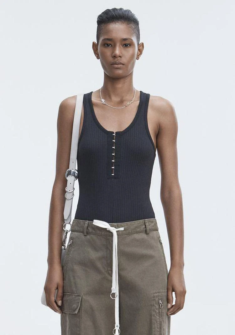 商品Alexander Wang|RIBBED BODYSUIT,价格¥482,第3张图片详细描述