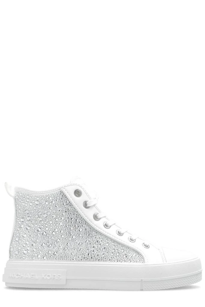 商品Michael Kors|Michael Michael Kors Evy Embellished Scuba High-Top Sneakers,价格¥1094,第1张图片