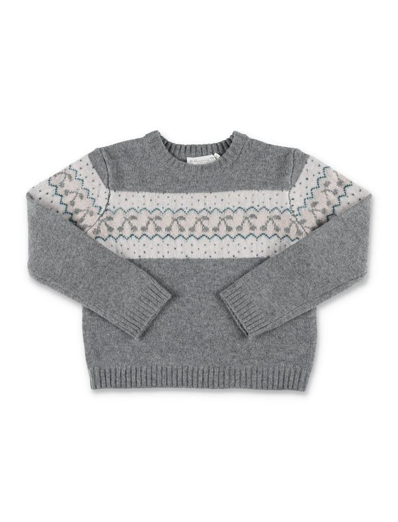 商品Bonpoint|Bonpoint Tinoa Patterned Intarsia Knitted Crewneck Jumper,价格¥1411,第1张图片