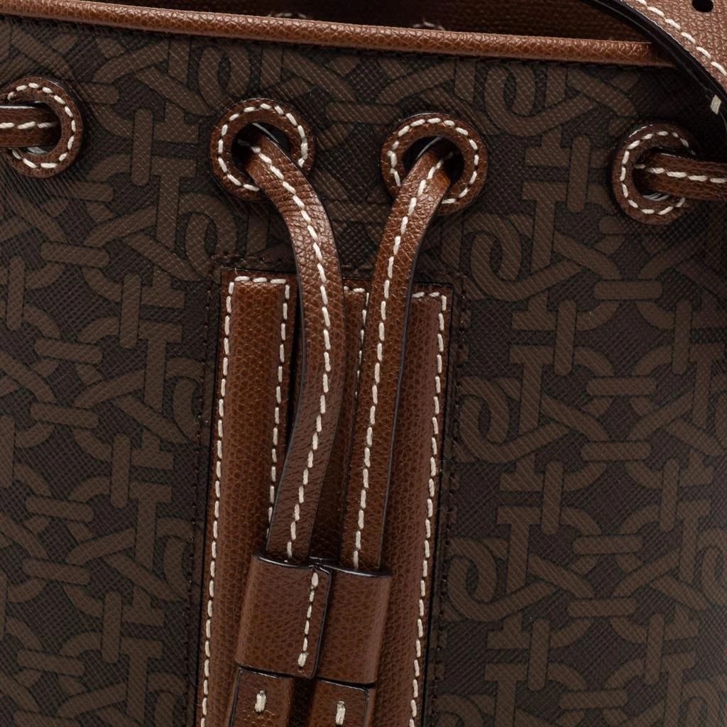 商品Bally|Bally Brown Coated Canvas and Leather Donae Bucket Bag ,价格¥3474,第5张图片详细描述