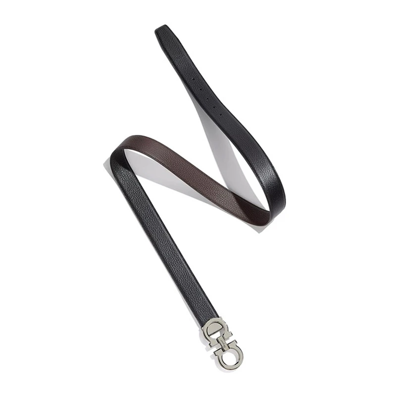 Salvatore Ferragamo 菲拉格慕 男士棕色牛皮腰带 67-9710-689134【包装随机，部分无包装盒】 商品