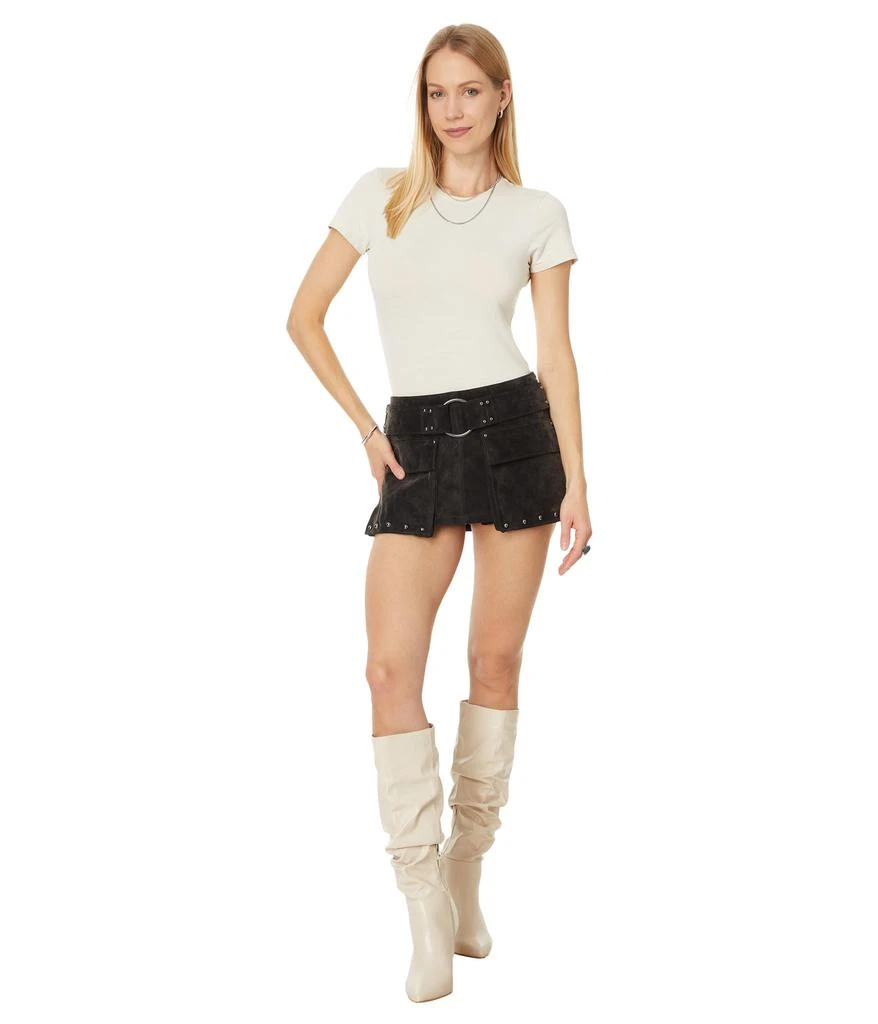 商品Free People|Suede Micro Mini Skort,价格¥957,第4张图片详细描述