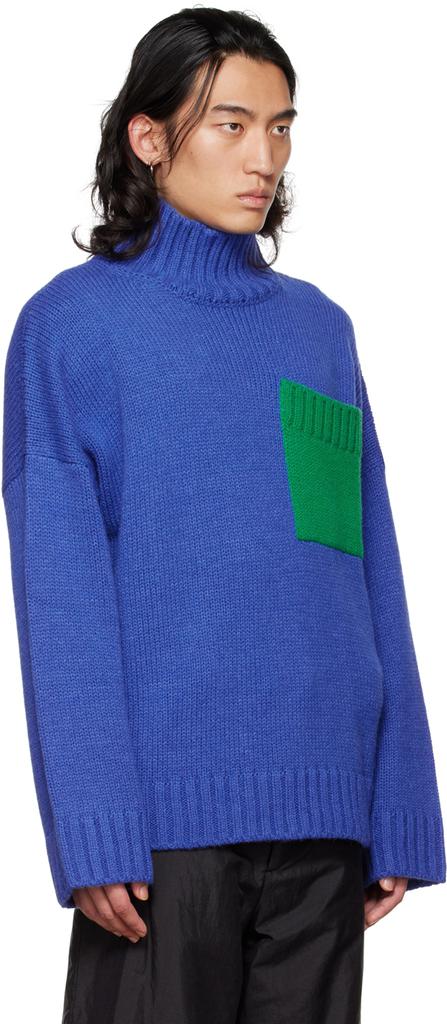 Blue Patch Turtleneck商品第2张图片规格展示