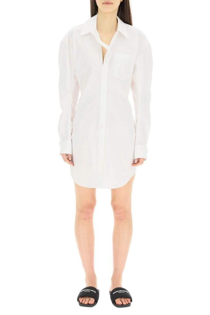 商品Alexander Wang|Alexander Wang Fitted Buttoned Mini Shirt Dress,价格¥3021,第2张图片详细描述