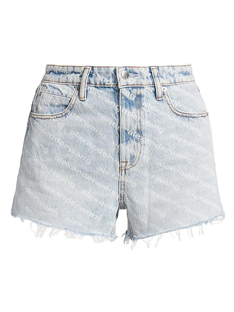 商品Alexander Wang|Bite Logo Denim Shorts,价格¥1717,第1张图片
