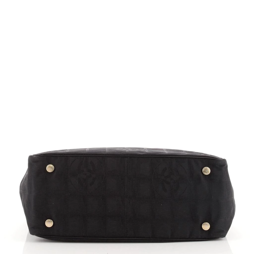 商品[二手商品] Chanel|Chanel Travel Line Tote Nylon Small Black,价格¥13519,第3张图片详细描述