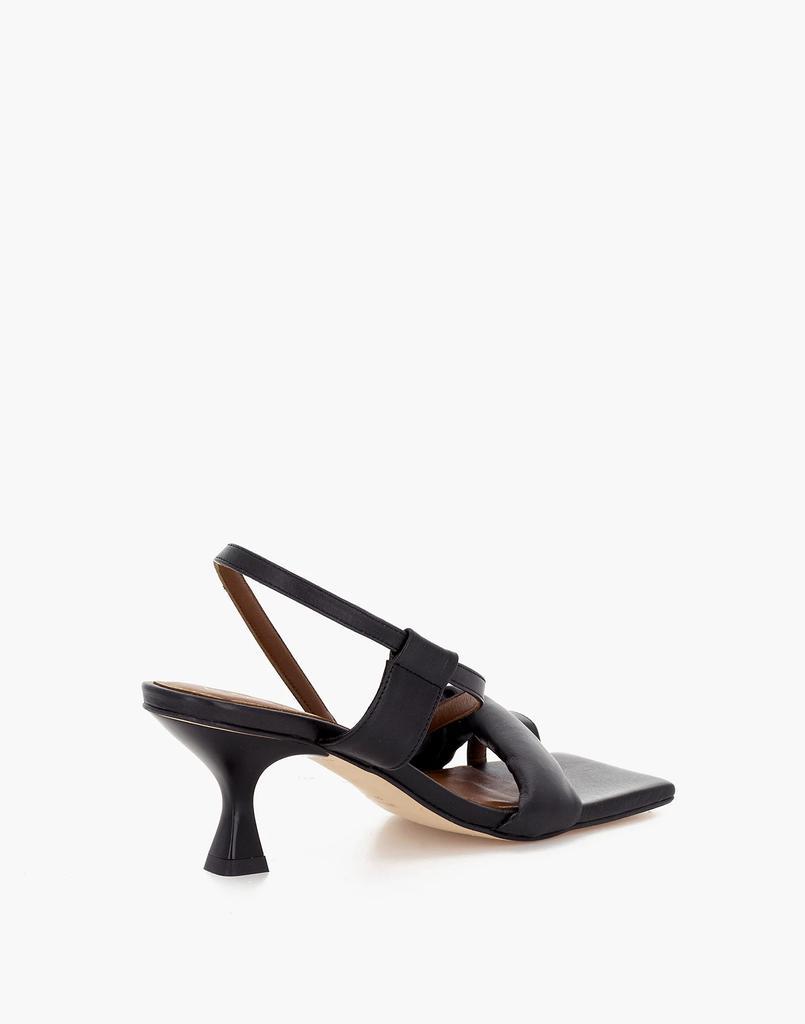 商品Madewell|ALOHAS Leather Asymmetrical Sandals in Black,价格¥1197,第5张图片详细描述