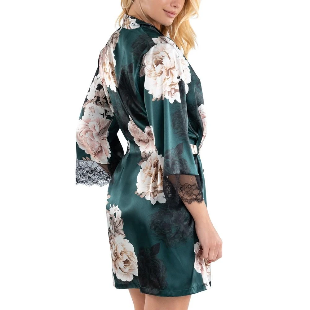 商品Linea Donatella|Women's Aribella 2-Pc. Floral Robe & Chemise Set,价格¥232,第2张图片详细描述