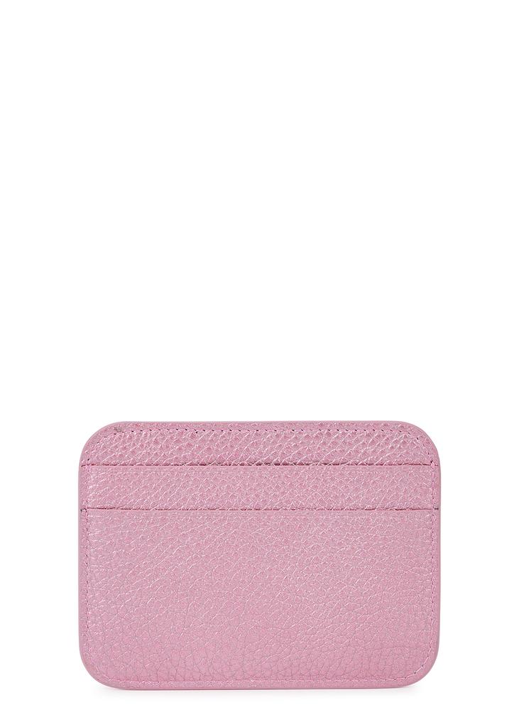 Metallic pink leather card holder商品第2张图片规格展示