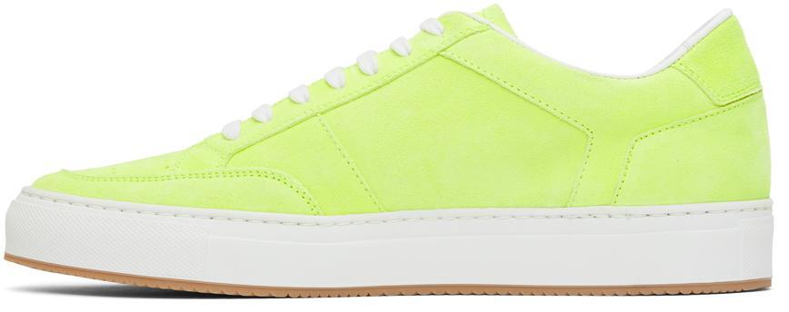 商品Common Projects|Yellow Suede Zeus Prototype Low Sneakers,价格¥3632,第5张图片详细描述