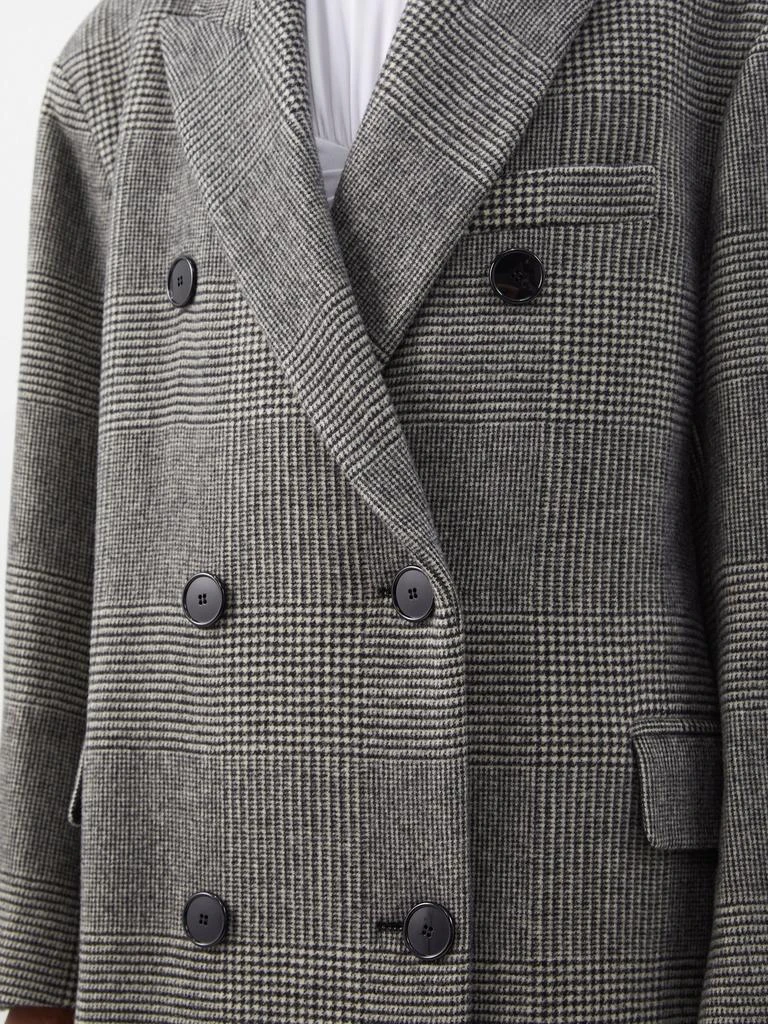 商品Isabel Marant|Lojimiko double-breasted check wool coat,价格¥8320,第4张图片详细描述