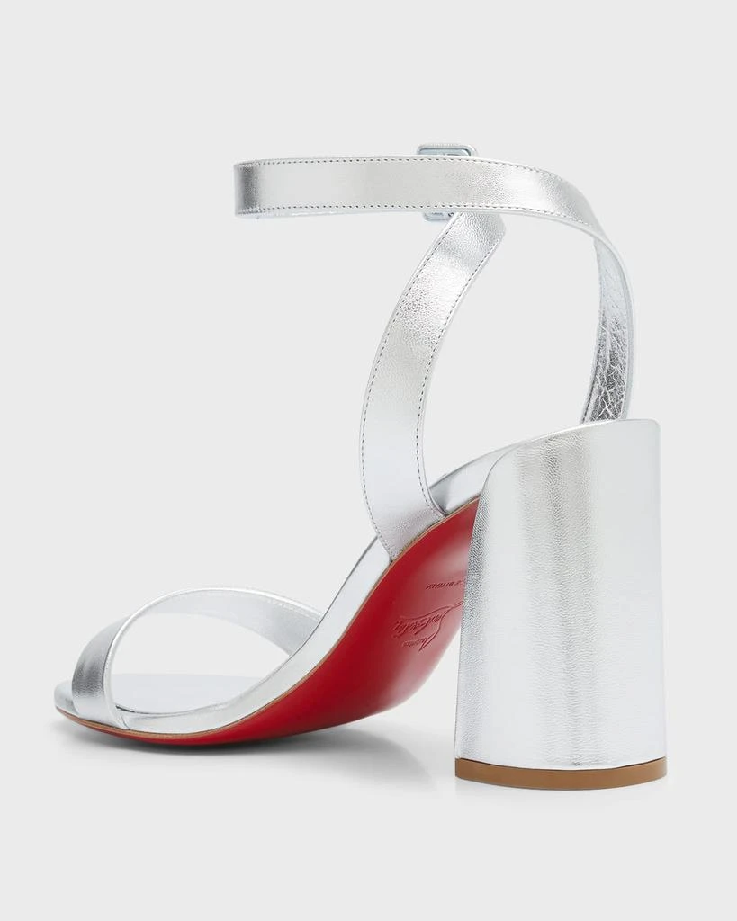 商品Christian Louboutin|Miss Sabina Red Sole Ankle-Strap Sandals,价格¥7334,第4张图片详细描述