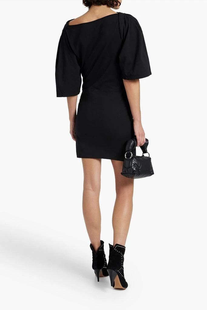 商品IRO|Palmero twist-front cotton-jersey mini dress,价格¥867,第3张图片详细描述