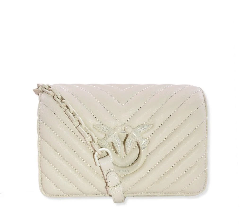 商品PINKO|Pinko Logo-Plaque Quilted Crossbody Bag,价格¥1793,第1张图片