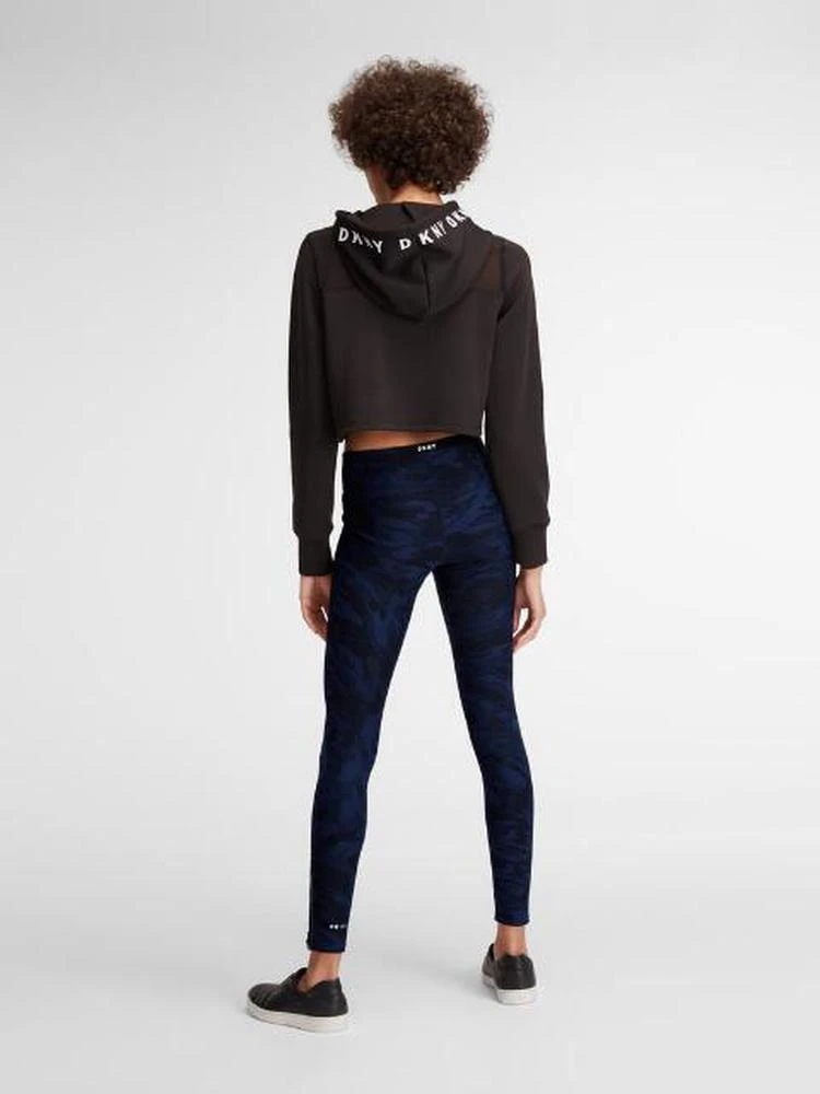 商品DKNY|Mid-Rise Camo Legging With Side Zips,价格¥369,第3张图片详细描述