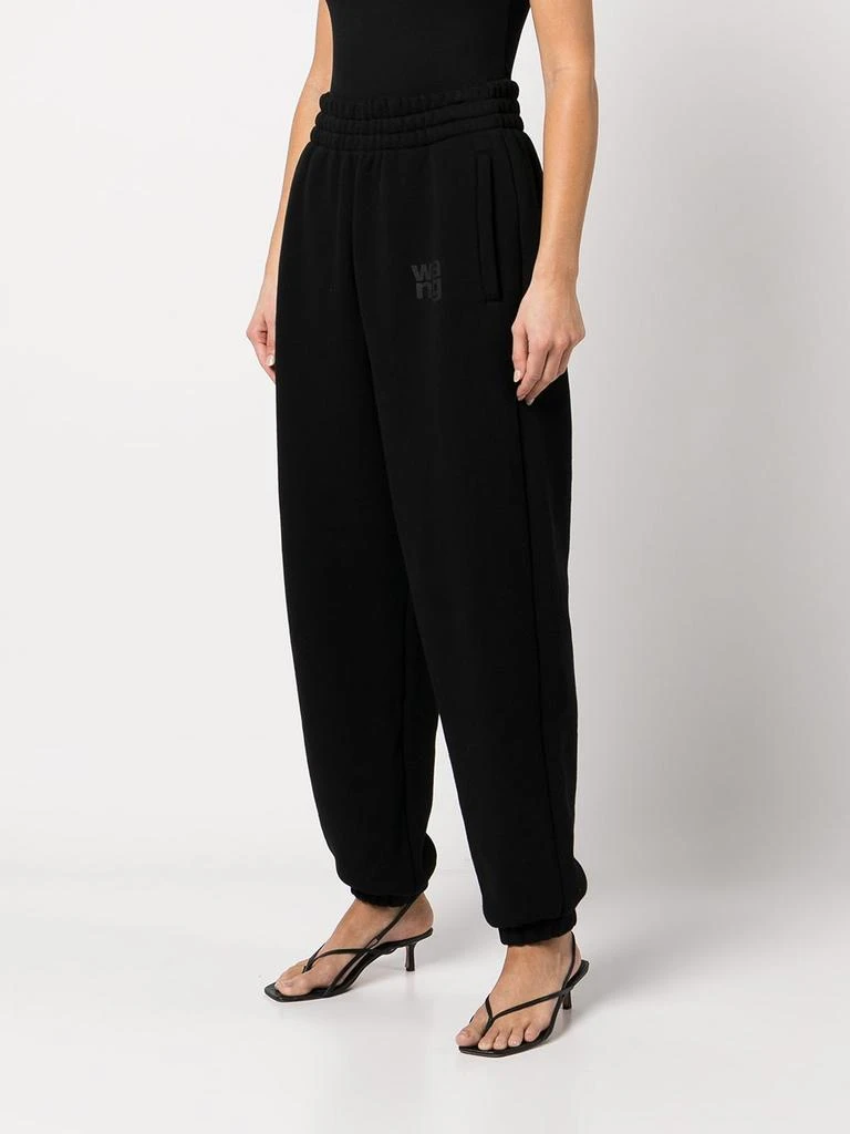 商品Alexander Wang|T BY ALEXANDER WANG WOMEN PUFF LOGO SWEATPANT IN STRUCTURED TERRY,价格¥2171,第1张图片