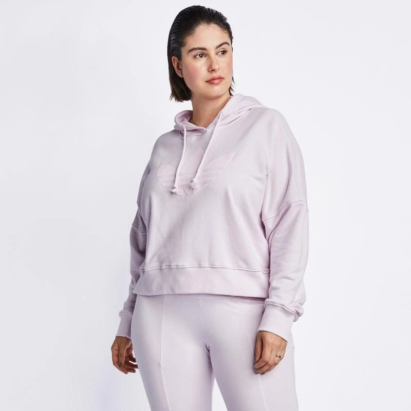 商品Adidas|adidas Originals Aerobic Plus Over The Head Hoody - Women Hoodies,价格¥256,第1张图片详细描述