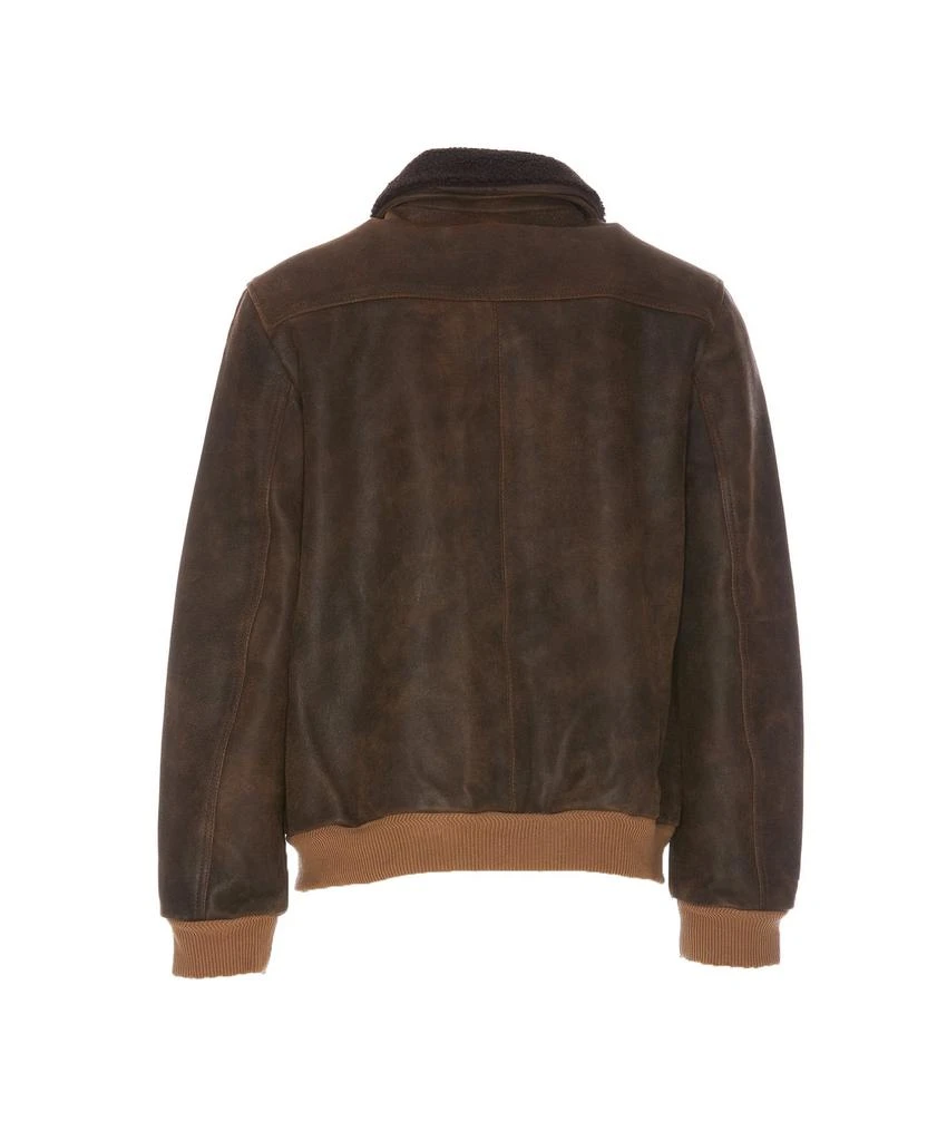 商品Zadig&Voltaire|Zadig & Voltaire Long Sleeved Zipped Leather Jacket,价格¥4047,第2张图片详细描述