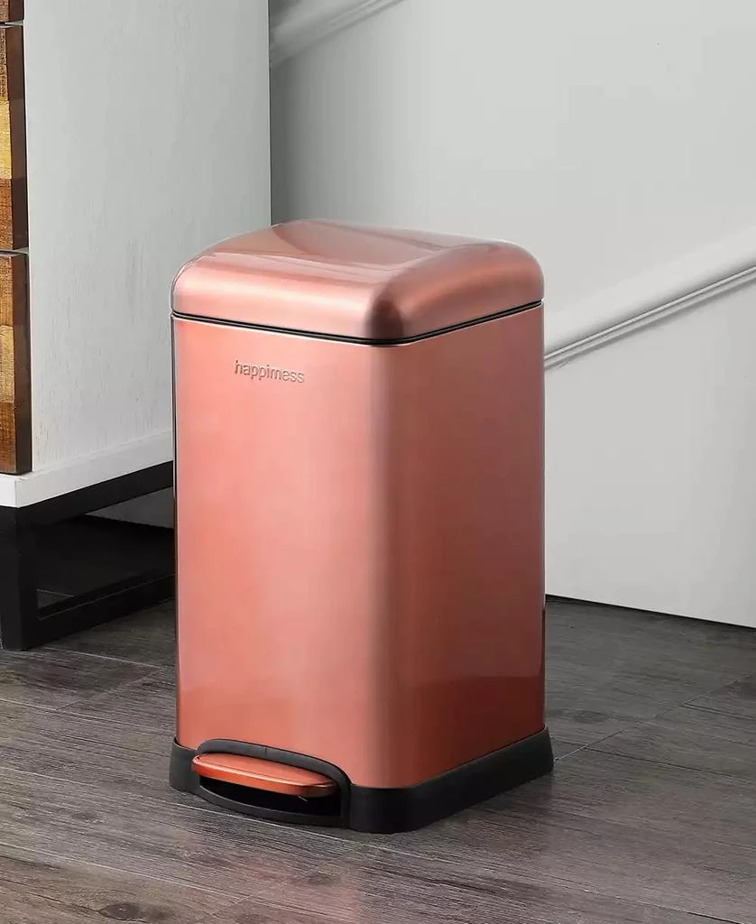商品JONATHAN Y|Betty Retro Mini Step-Open Trash Can,价格¥332,第3张图片详细描述