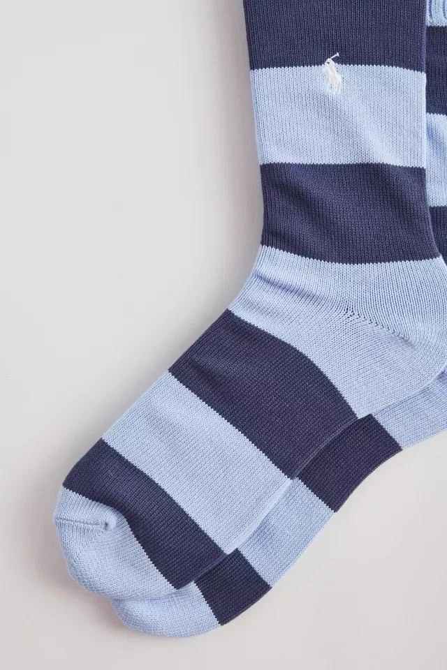 商品Ralph Lauren|Polo Ralph Lauren Classic Rugby Stripe Crew Sock,价格¥120,第3张图片详细描述