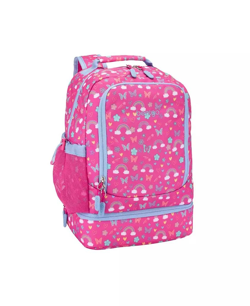 商品Bentgo|Kids Prints 2-In-1 Backpack and Insulated Lunch Bag - Rainbows,价格¥504,第1张图片