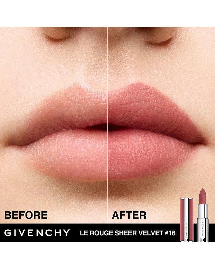 商品Givenchy|Le Rouge Sheer Velvet Matte Lipstick,价格¥328,第3张图片详细描述