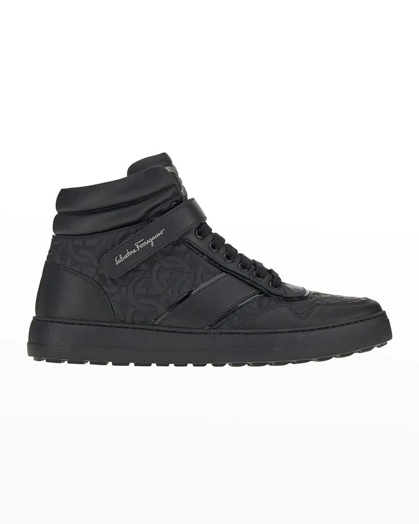 商品Salvatore Ferragamo|Men's Noe 2 Gancini High-Top Sneakers,价格¥3183,第1张图片