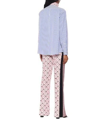 商品Prada|Printed crêpe and cotton blouse,价格¥16133,第3张图片详细描述