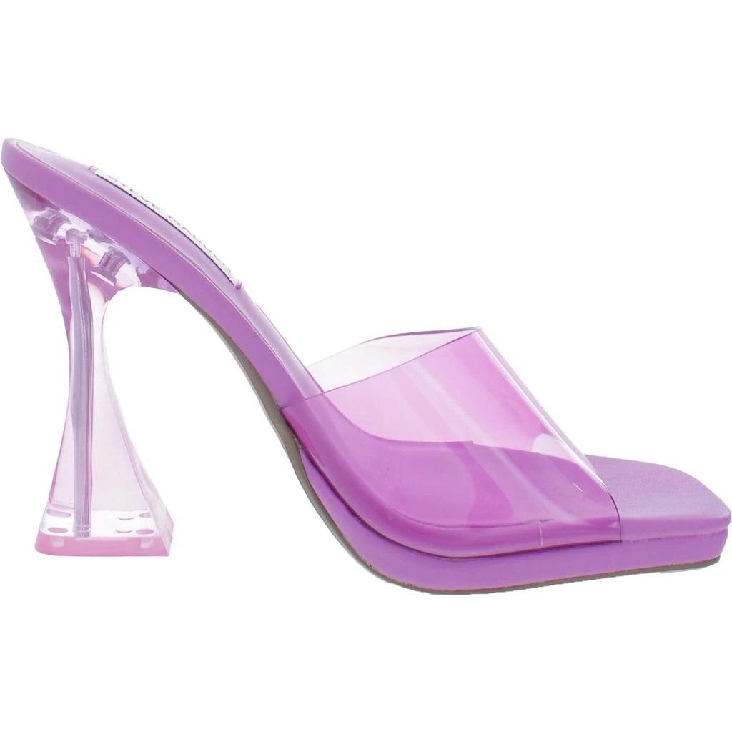 Steve Madden Womens Lipa Comfort Insole Square Toe Mule Sandals 商品