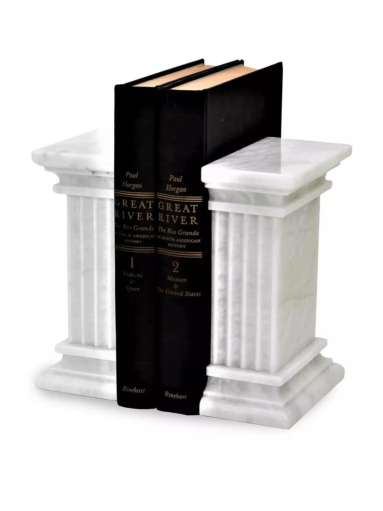 商品Marble Crafter|Renaissance Marble 2-Piece Bookend Set,价格¥1908,第2张图片详细描述
