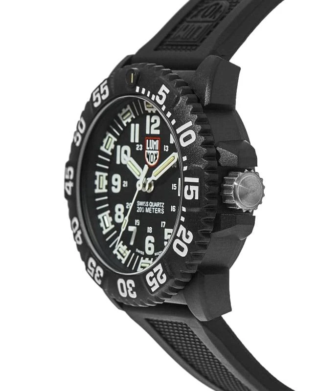 商品Luminox|Luminox Navy Seal 44mm Black Dial Rubber Strap Men's Watch XS.3051.F,价格¥2001,第3张图片详细描述