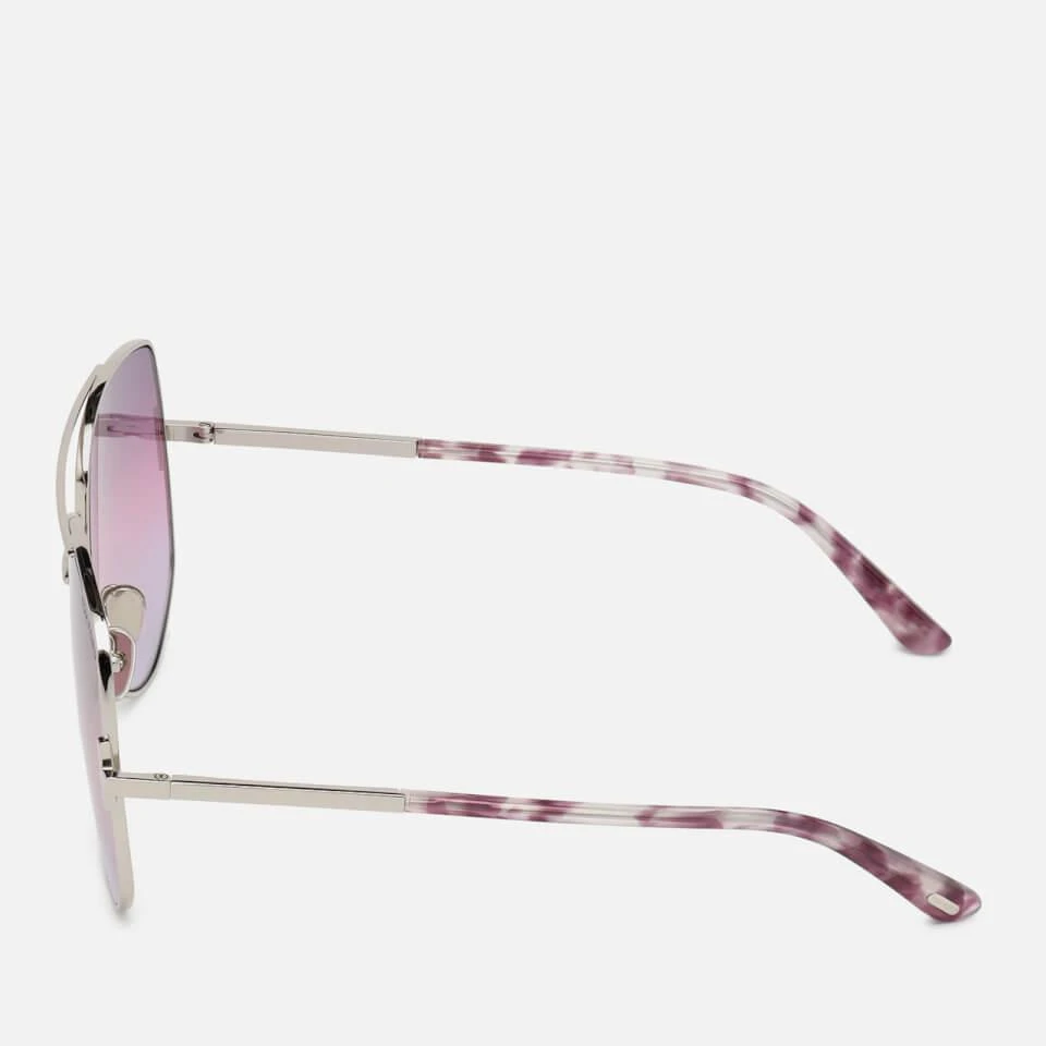 商品Tom Ford|Tom Ford Women's Lennox Pilot Style Sunglasses - Palladium/Violet,价格¥1499,第4张图片详细描述