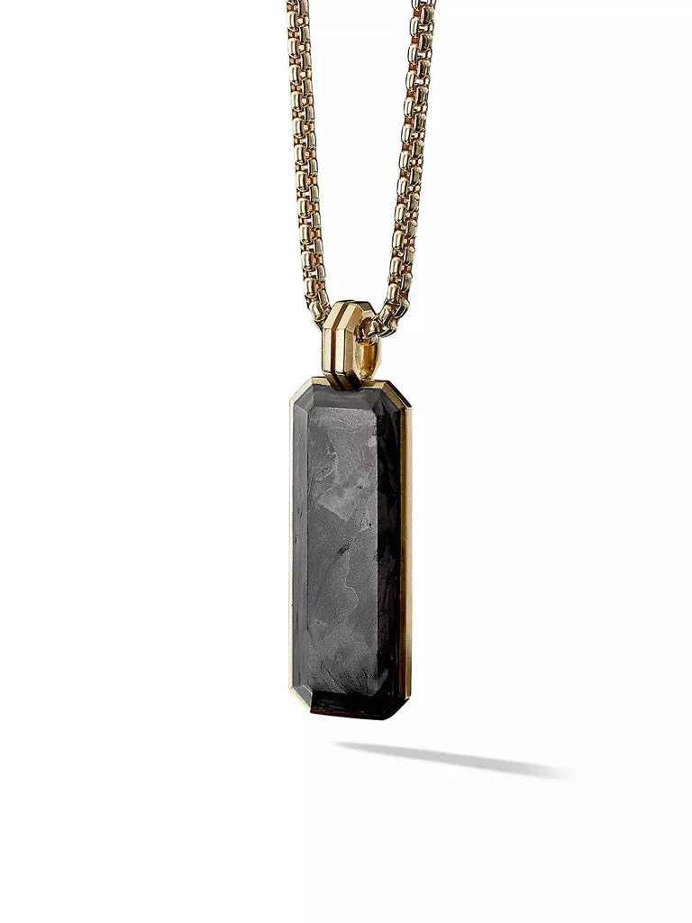 商品David Yurman|Forged Carbon Ingot Tag in 18K Yellow Gold,价格¥16494,第2张图片详细描述