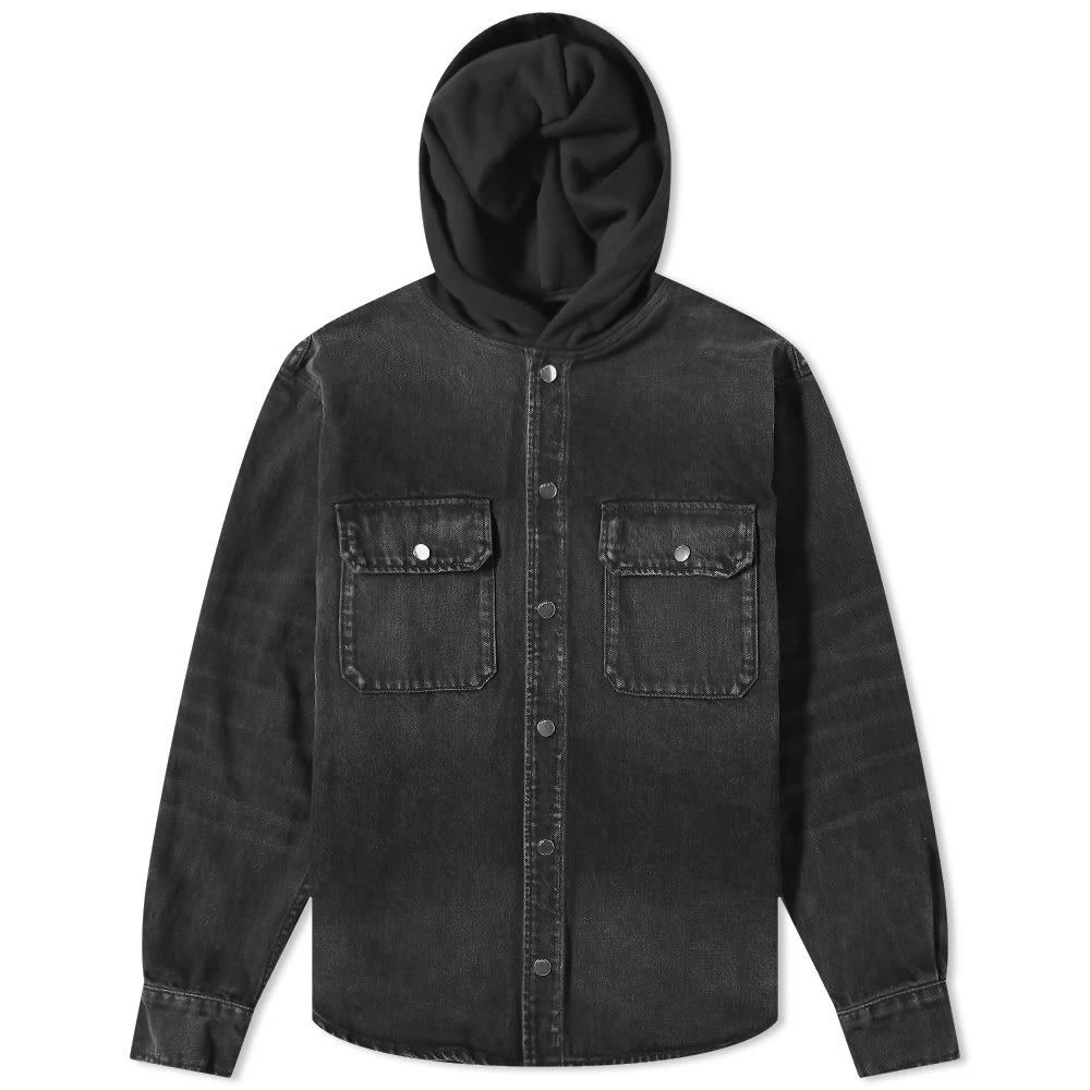 商品AMIRI|AMIRI Denim Hooded Overshirt,价格¥5820,第1张图片