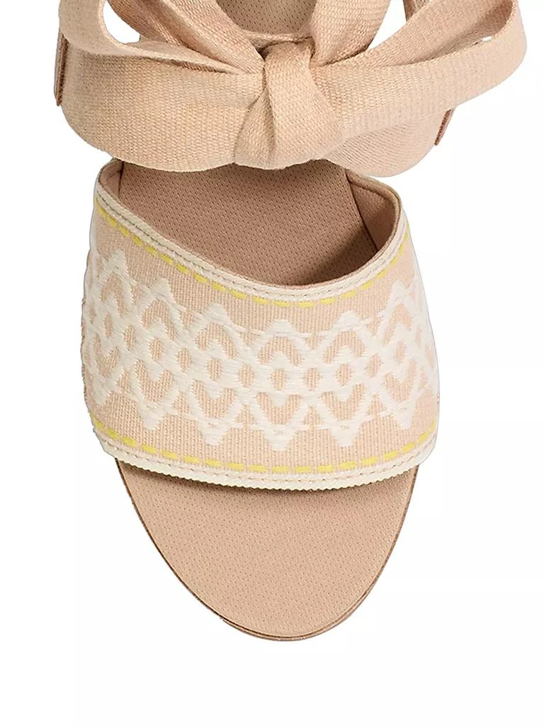 商品UGG|Abbot Canvas Wedge Sandals,价格¥556,第4张图片详细描述