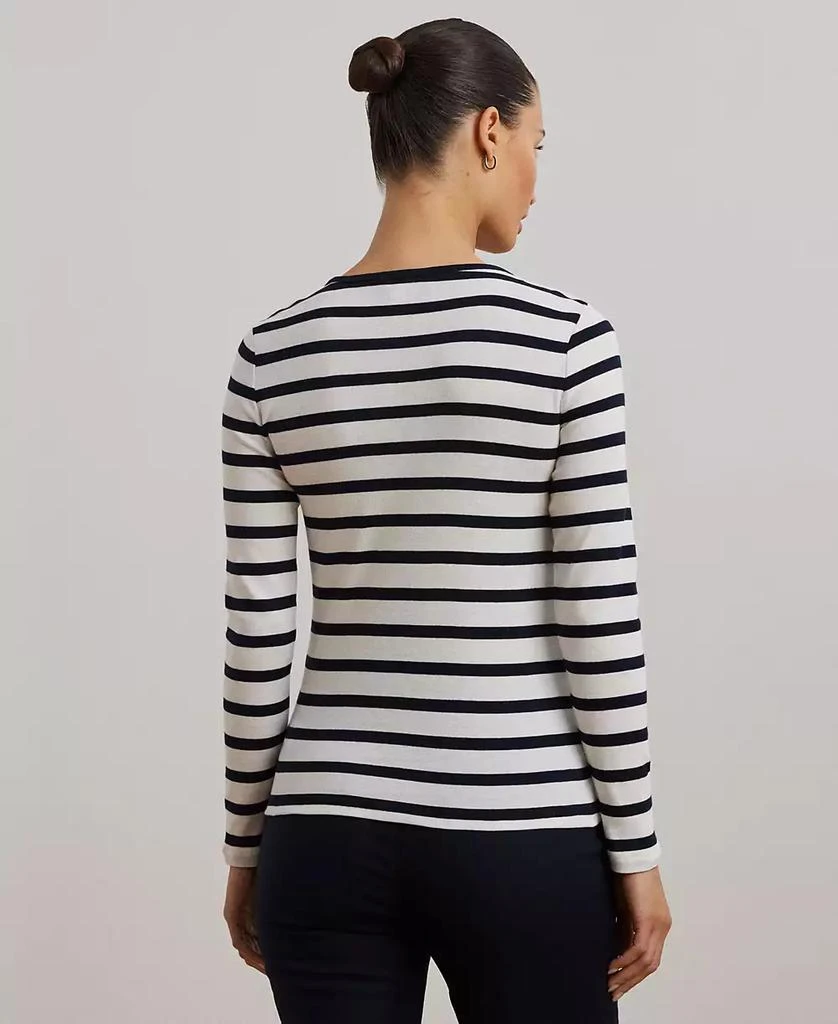 商品Ralph Lauren|Long-Sleeve Stretch T-Shirt,价格¥449,第2张图片详细描述