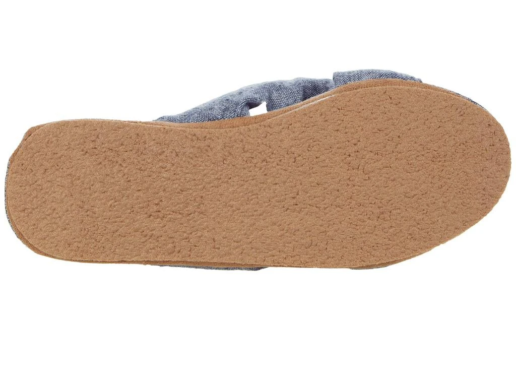 商品Madewell|Chambray Crisscross Scuff Slipper,价格¥144,第3张图片详细描述