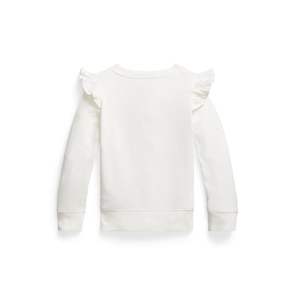 商品Ralph Lauren|Ruffled Spa Terry Sweatshirt (Toddler),价格¥178,第2张图片详细描述