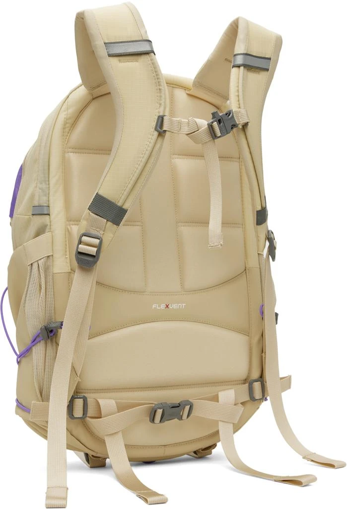 商品The North Face|Beige & Purple Borealis Backpack,价格¥677,第3张图片详细描述