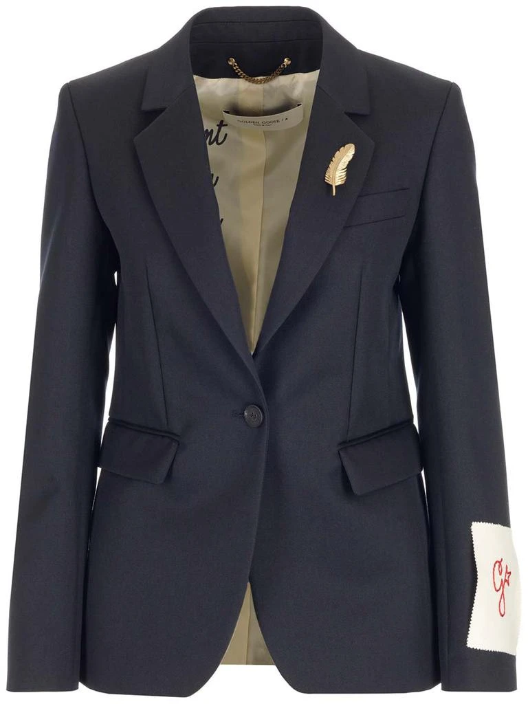 商品Golden Goose|Golden Goose Deluxe Brand Single-Breasted Jacket,价格¥3705,第1张图片