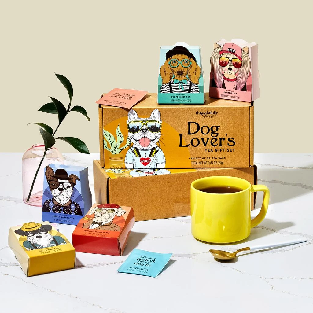 商品Thoughtfully|Gourmet, Dog Lover’s Tea Gift Set, Set of 24,价格¥200,第5张图片详细描述