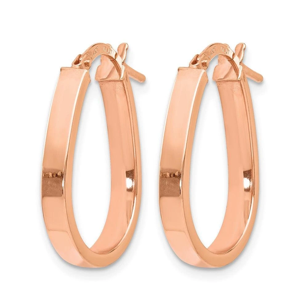 商品Diamond2Deal|14K Yellow Gold U-Shape Hoop Earrings,价格¥3554,第2张图片详细描述