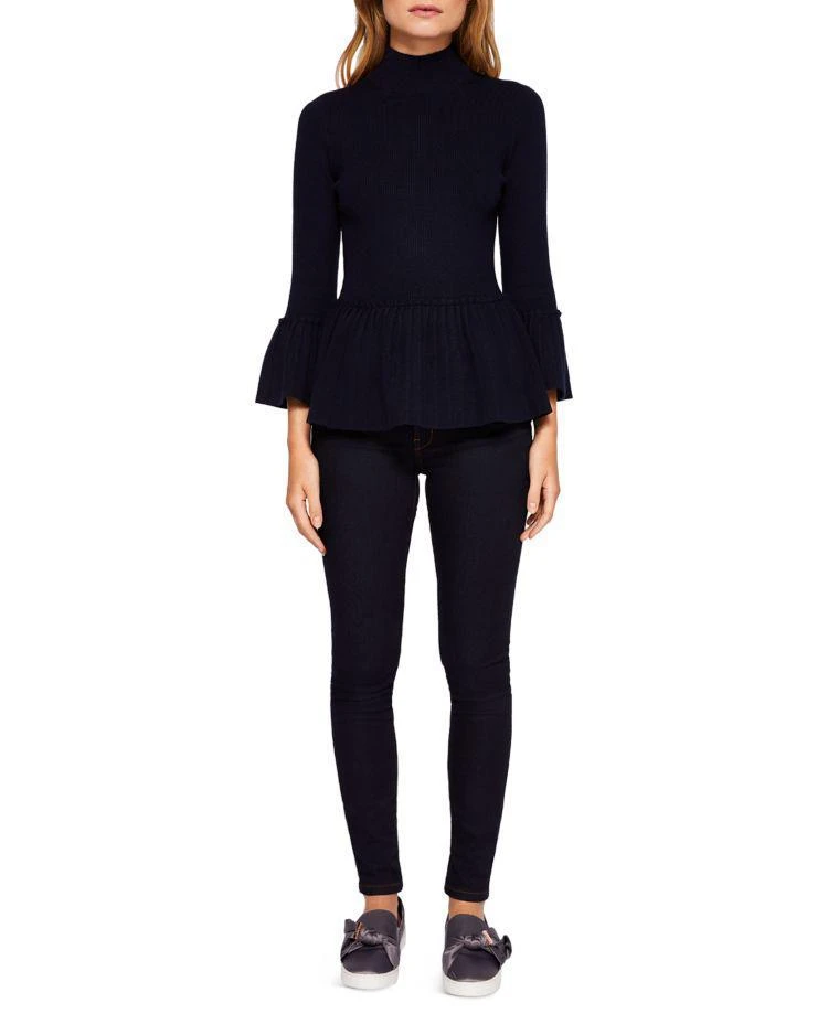 商品Ted Baker London|Lislie Pleat-Detail Rib-Knit Sweater,价格¥1081,第3张图片详细描述