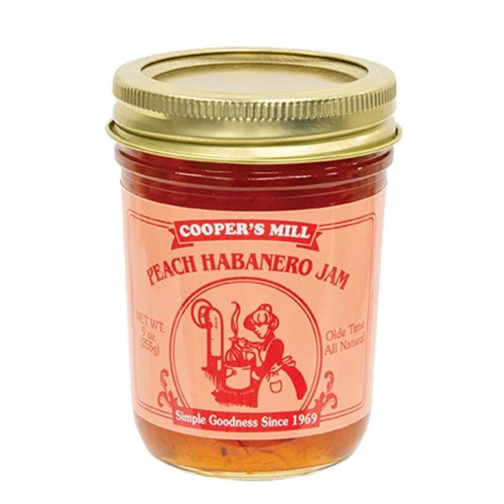 商品HomeGifo|Peach Habanero Jam 9 oz Jar,价格¥315,第1张图片