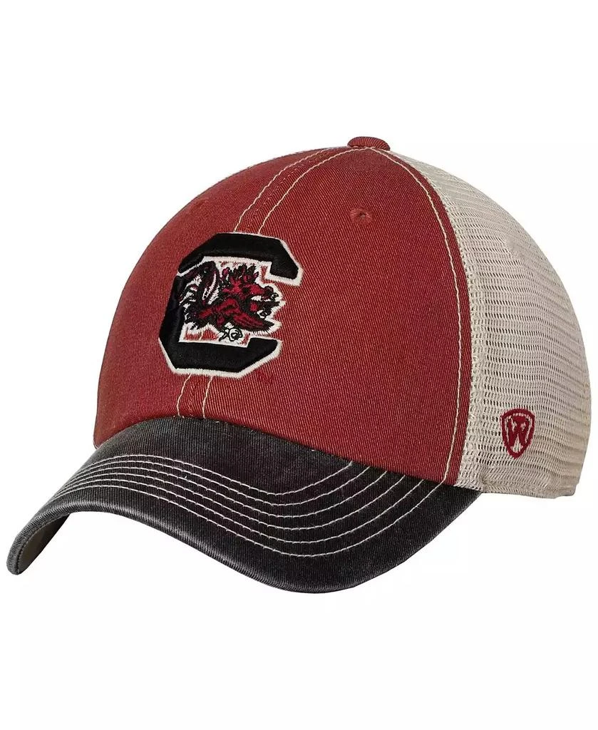 商品Top of the World|Men's Garnet, Black South Carolina Gamecocks Offroad Trucker Adjustable Hat,价格¥128,第1张图片