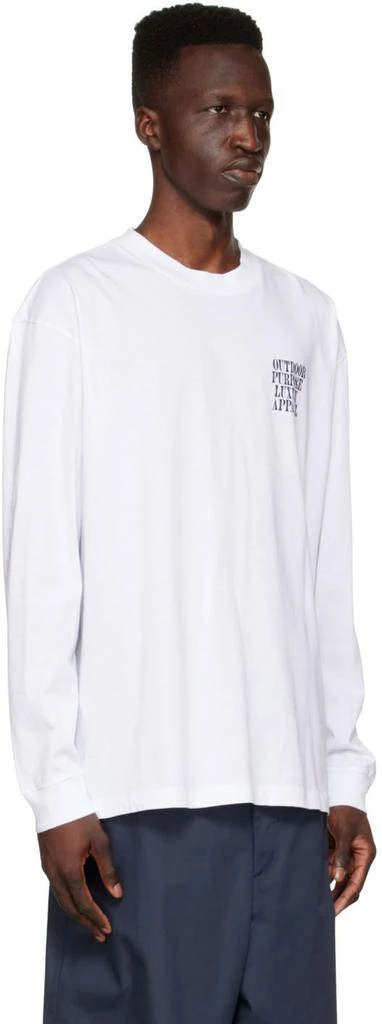 商品Moncler|白色棉质 T 恤,价格¥3156,第2张图片详细描述