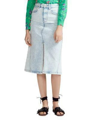 商品Maje|Jarta Denim Midi Skirt,价格¥983,第1张图片